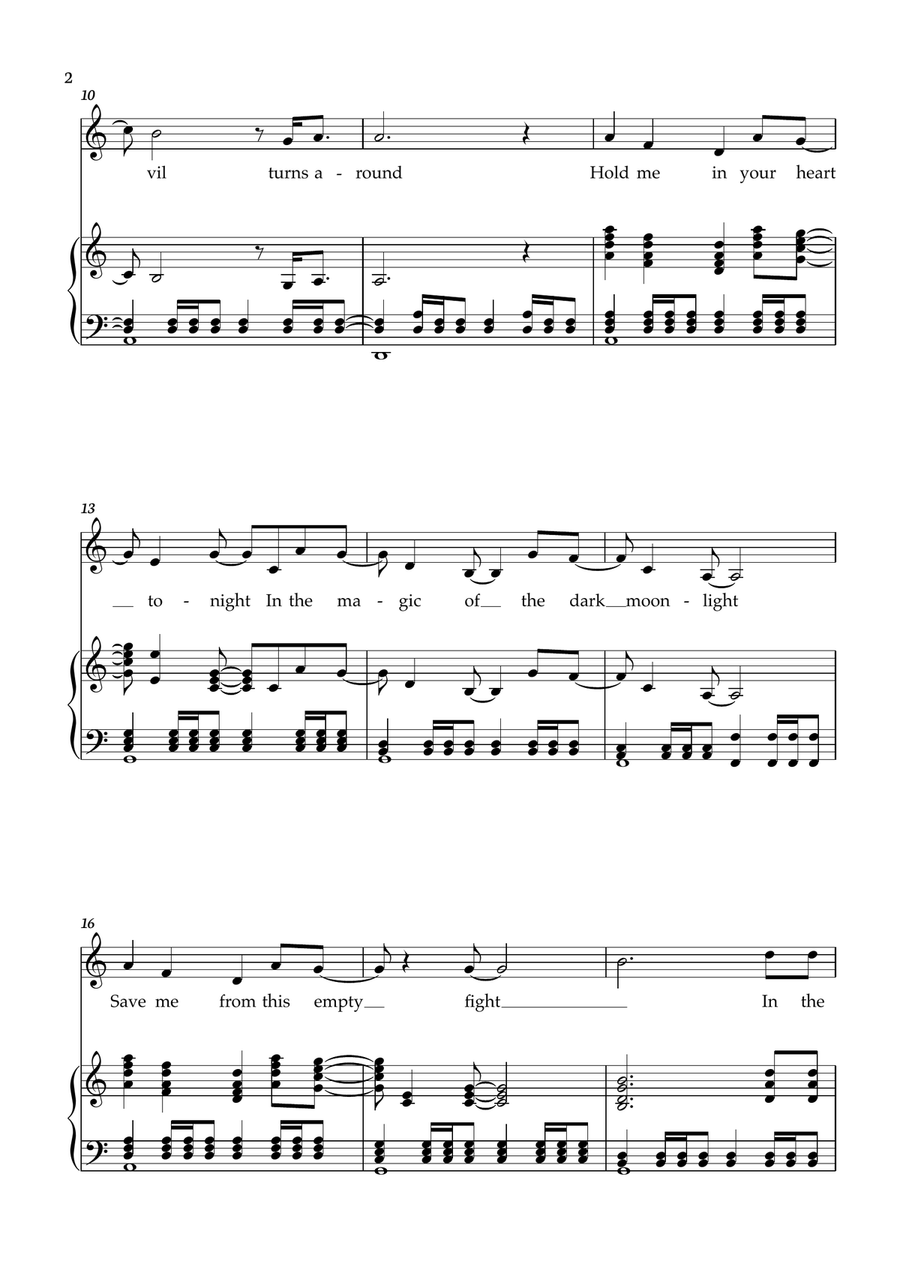 Abracadabra Abracadabra Piano, Vocal scores gallery preview page 2