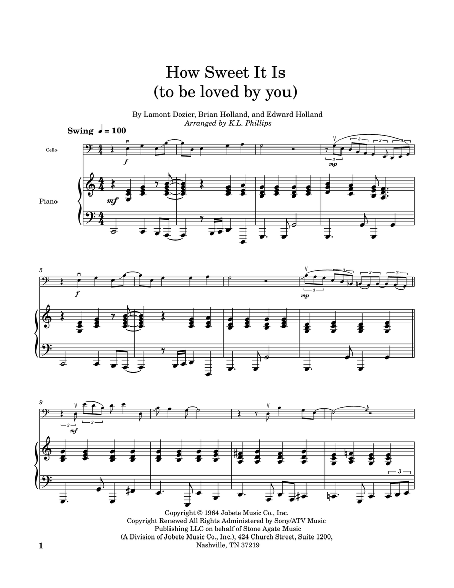 How Sweet It Is (To Be Loved By You) Piano scores gallery preview page 2