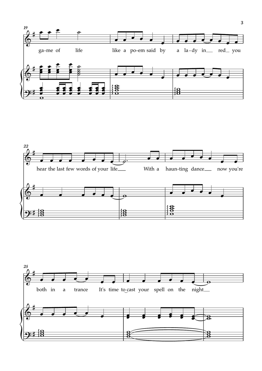 Abracadabra Abracadabra Piano, Vocal scores gallery preview page 3