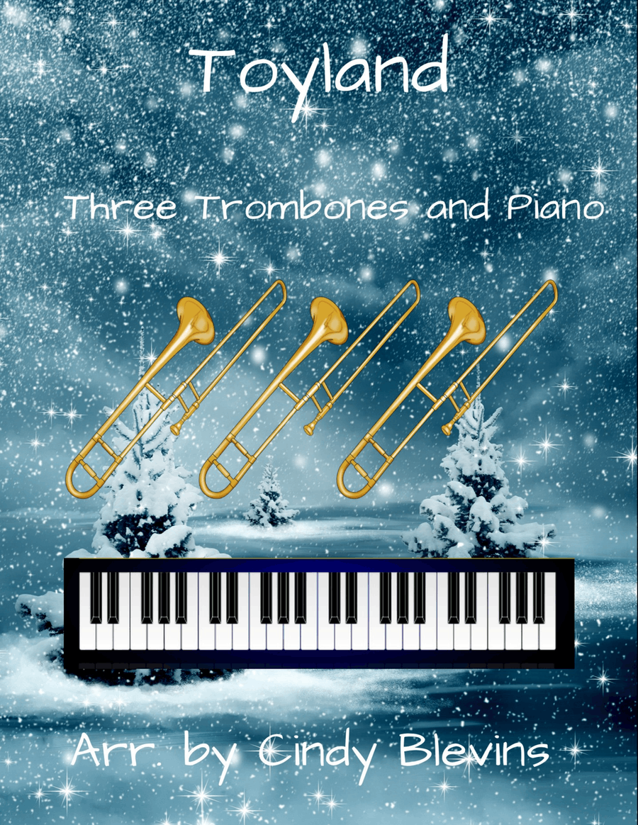 Toyland, for Three Trombones and Piano Trombone Trio scores gallery preview page 1