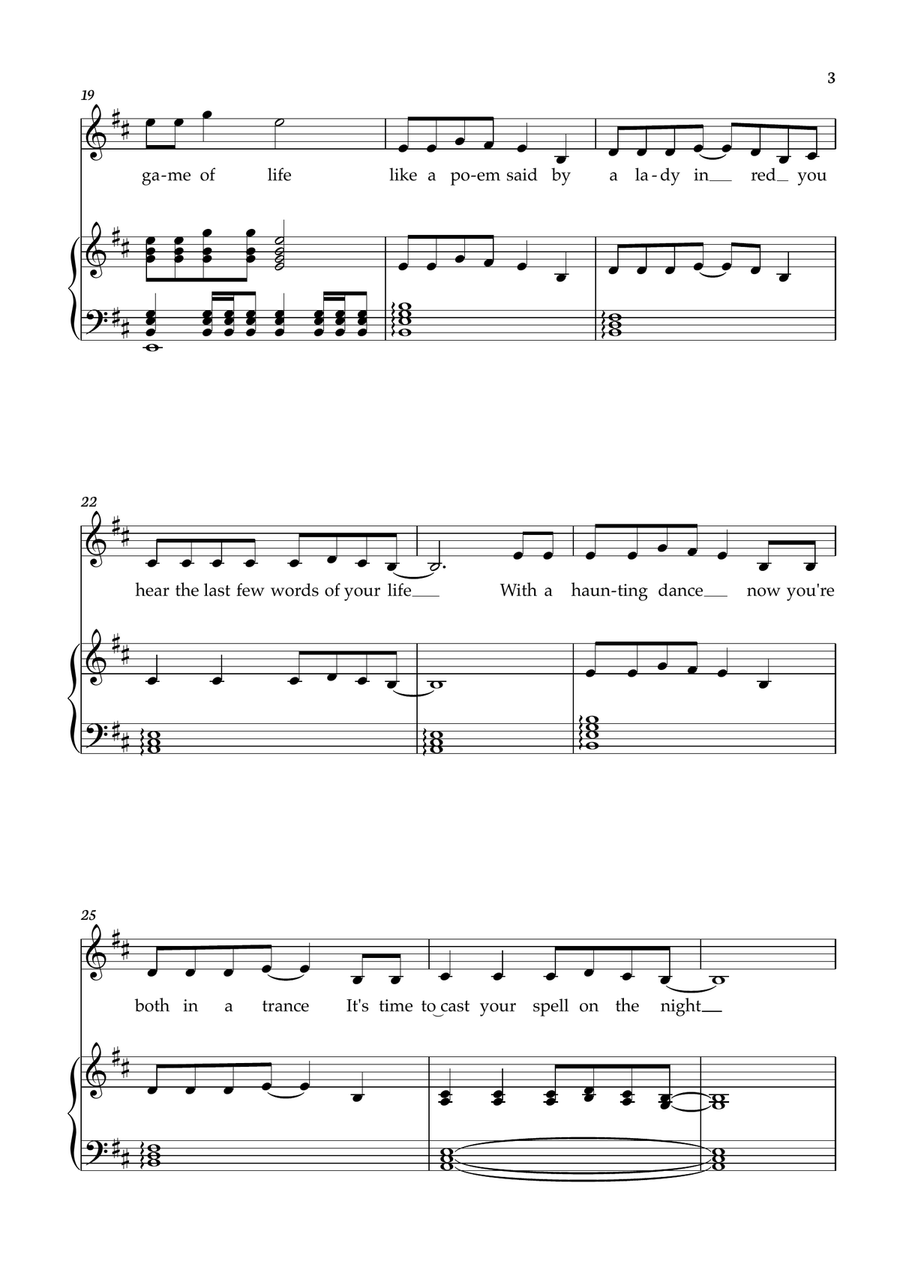 Abracadabra Abracadabra Piano, Vocal scores gallery preview page 3