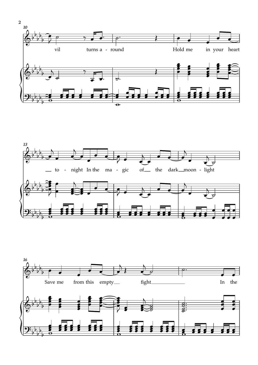 Abracadabra Abracadabra Piano, Vocal scores gallery preview page 2