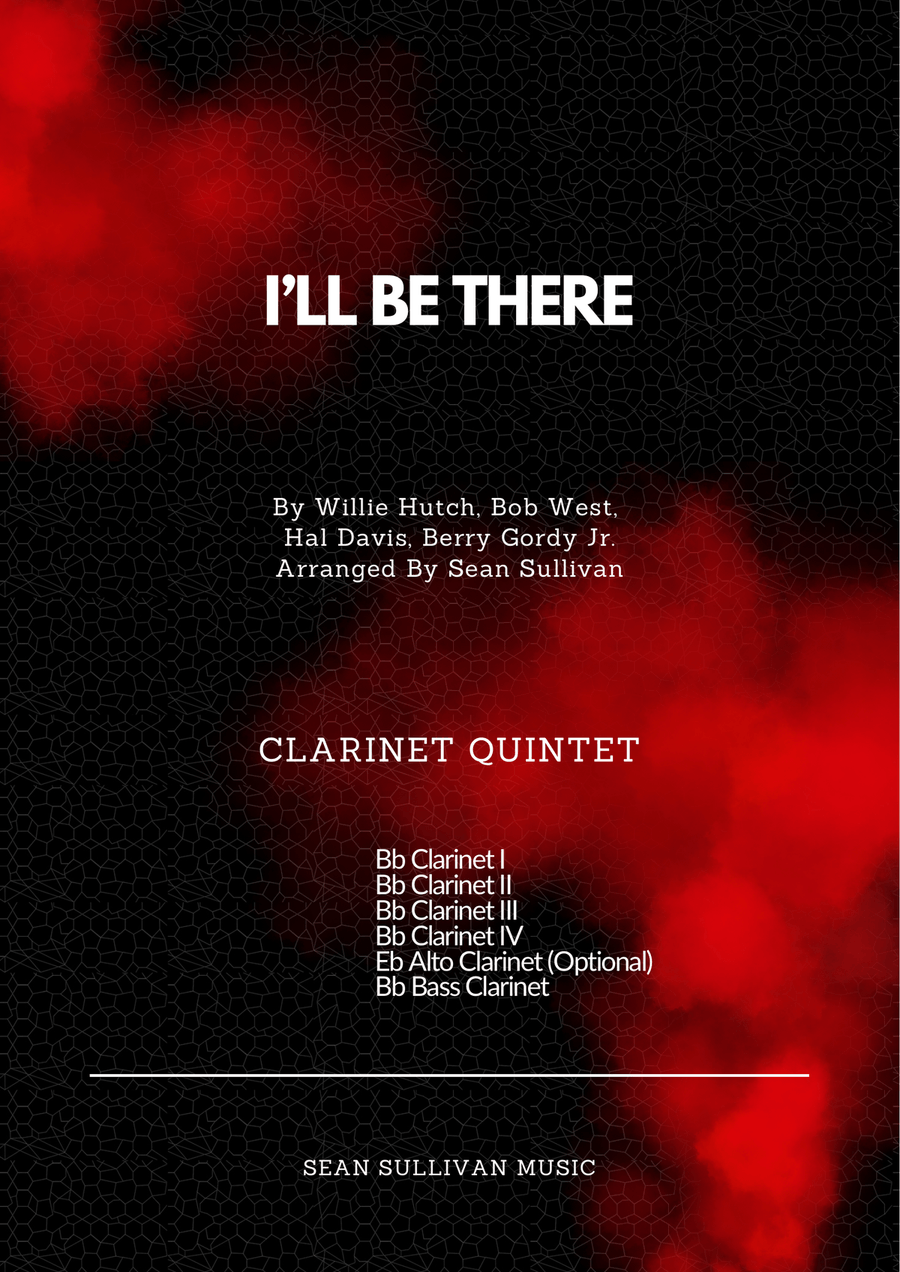 I'll Be There Clarinet Quintet scores gallery preview page 1