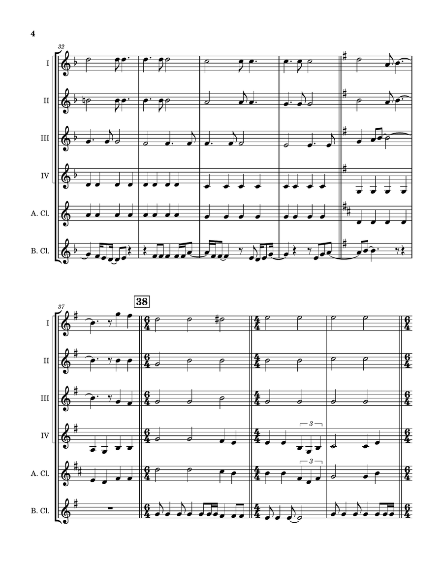 I'll Be There Clarinet Quintet scores gallery preview page 5