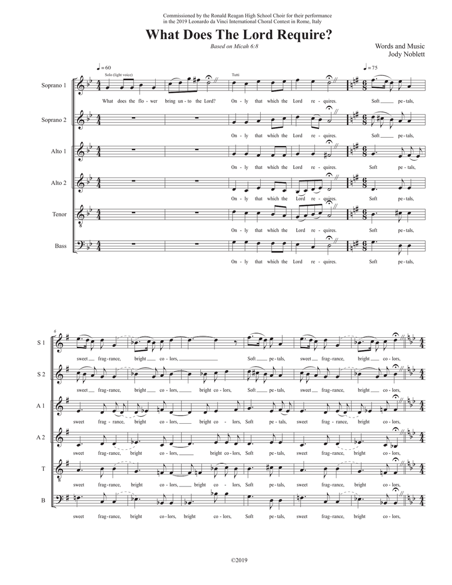 What Does the Lord Require? Divisi scores gallery preview page 1