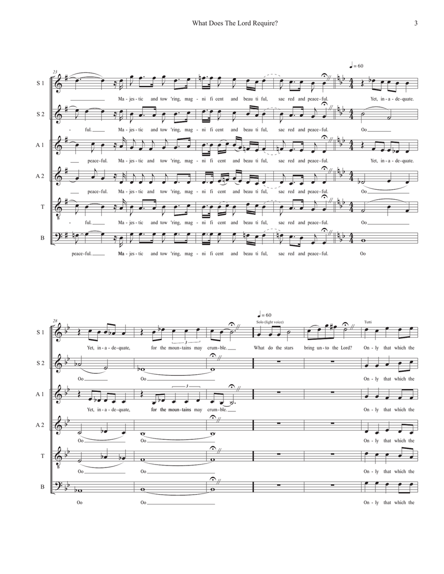 What Does the Lord Require? Divisi scores gallery preview page 3