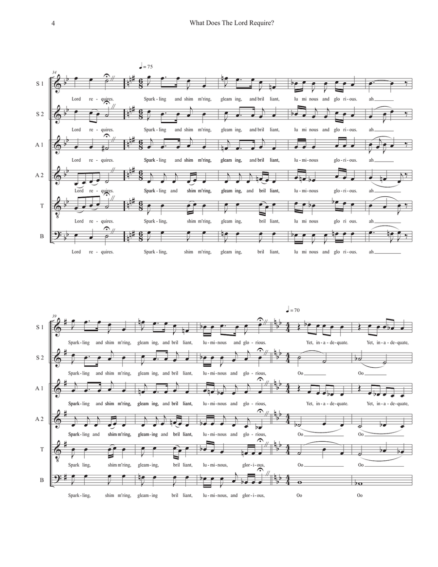 What Does the Lord Require? Divisi scores gallery preview page 4