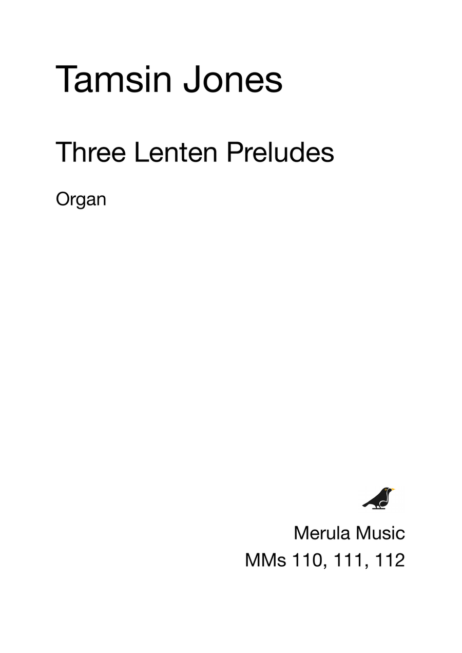 Three Lenten Preludes Three Lenten Preludes Organ Solo scores gallery preview page 1