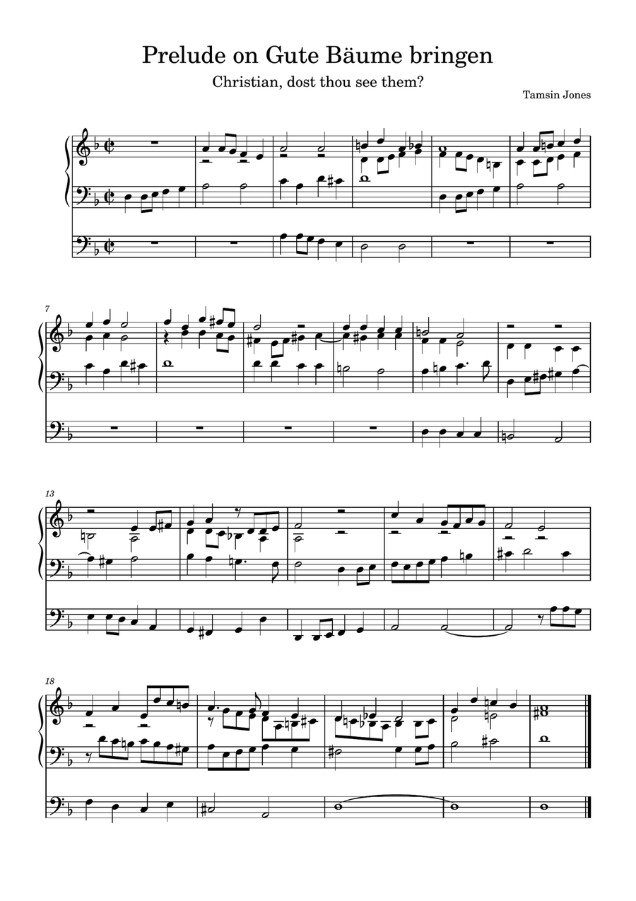 Three Lenten Preludes Three Lenten Preludes Organ Solo scores gallery preview page 3