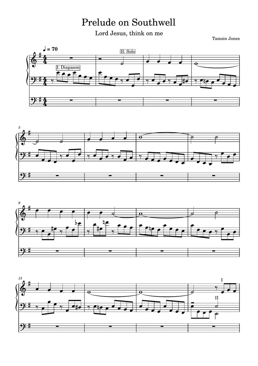 Three Lenten Preludes Three Lenten Preludes Organ Solo scores gallery preview page 4