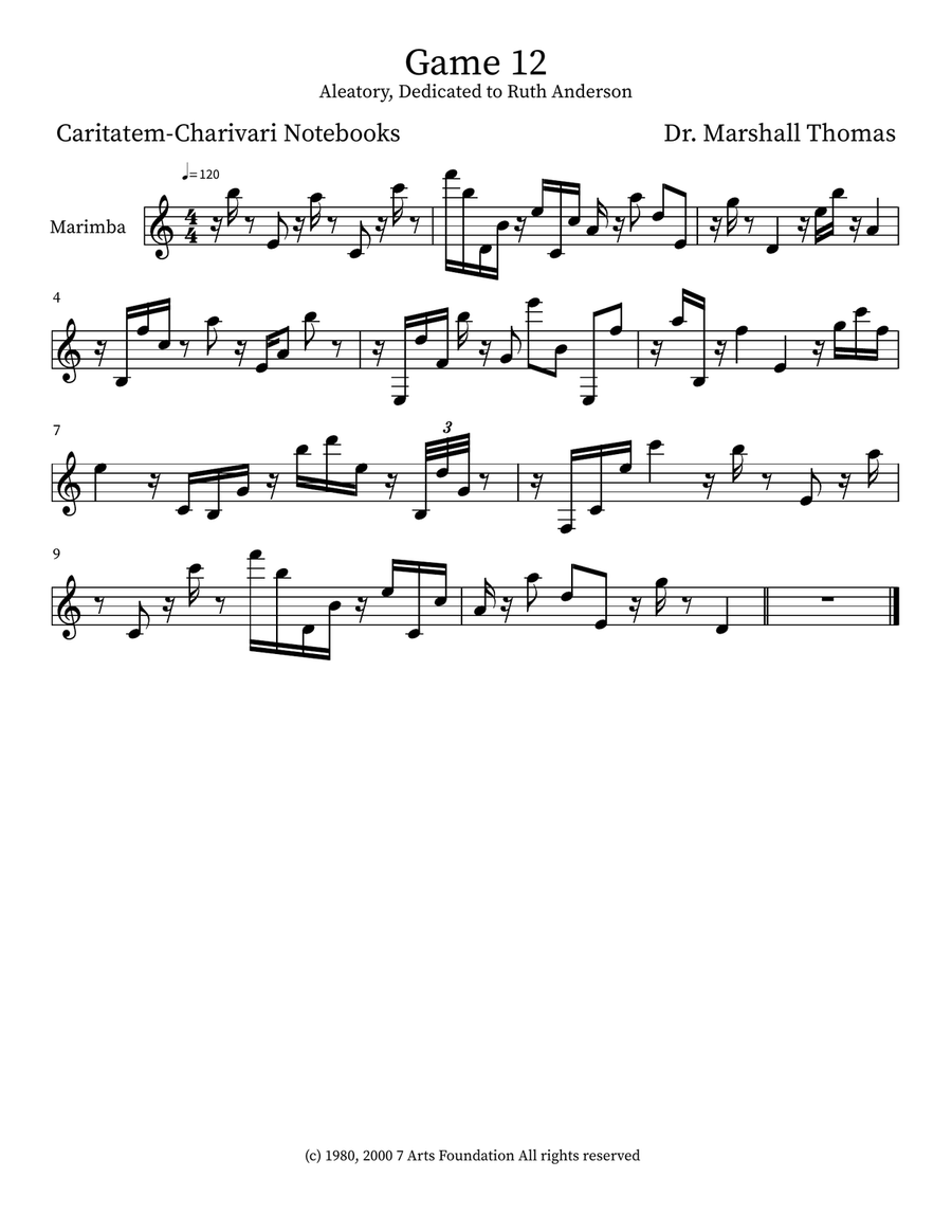 Game 12 Game 12 Small Ensemble scores gallery preview page 3