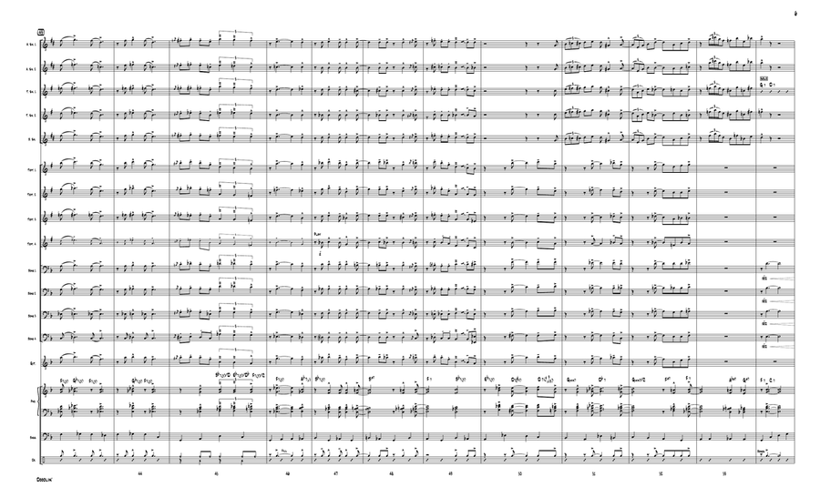 Doodlin' - Score Only Jazz Ensemble scores gallery preview page 6