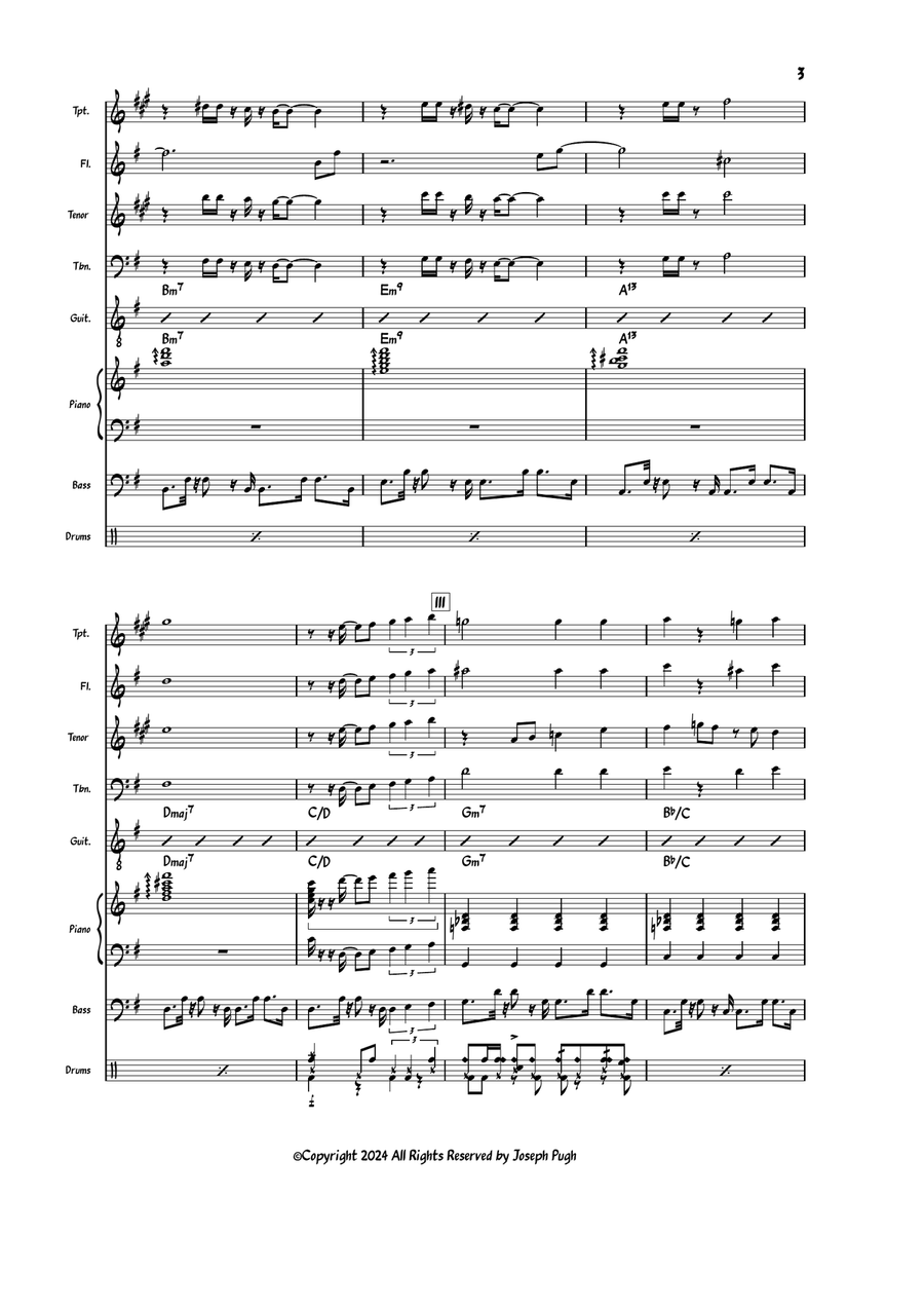 I Can't Resist I Can't Resist Jazz Ensemble scores gallery preview page 3