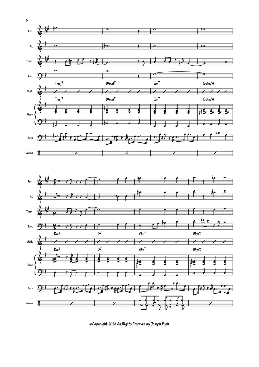 I Can't Resist I Can't Resist Jazz Ensemble scores gallery preview page 4