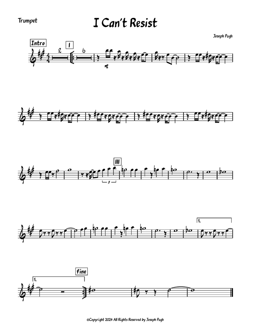 I Can't Resist I Can't Resist Jazz Ensemble scores gallery preview page 6