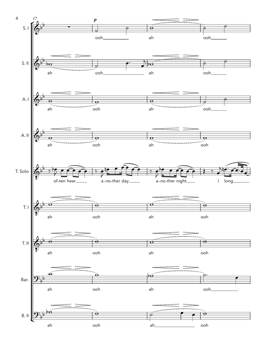 Baby I Need Your Lovin' Baby I Need Your Lovin' Divisi scores gallery preview page 4