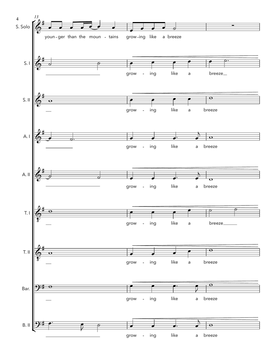 Take Me Home, Country Roads Divisi scores gallery preview page 4