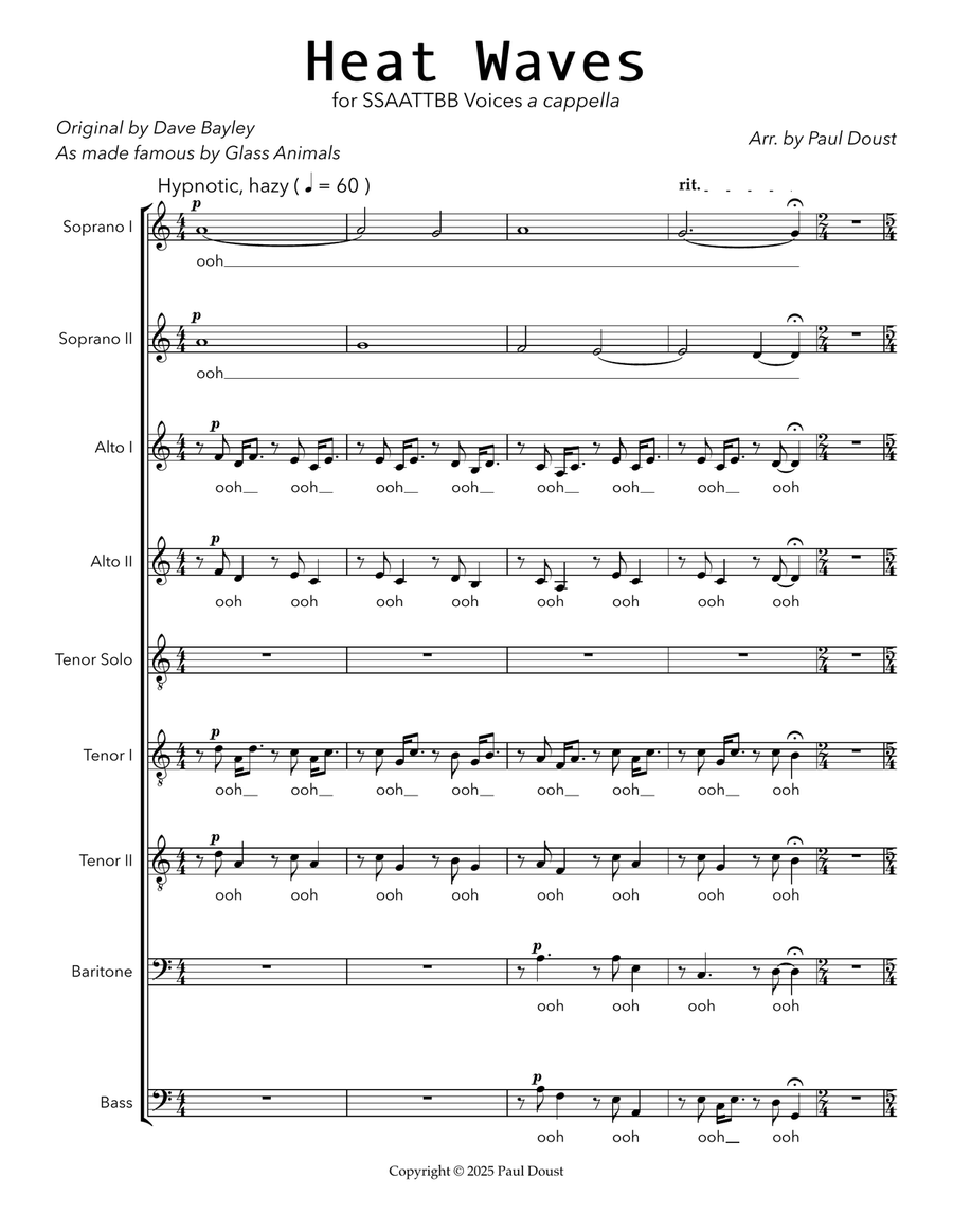 Heat Waves Heat Waves Divisi scores gallery preview page 1