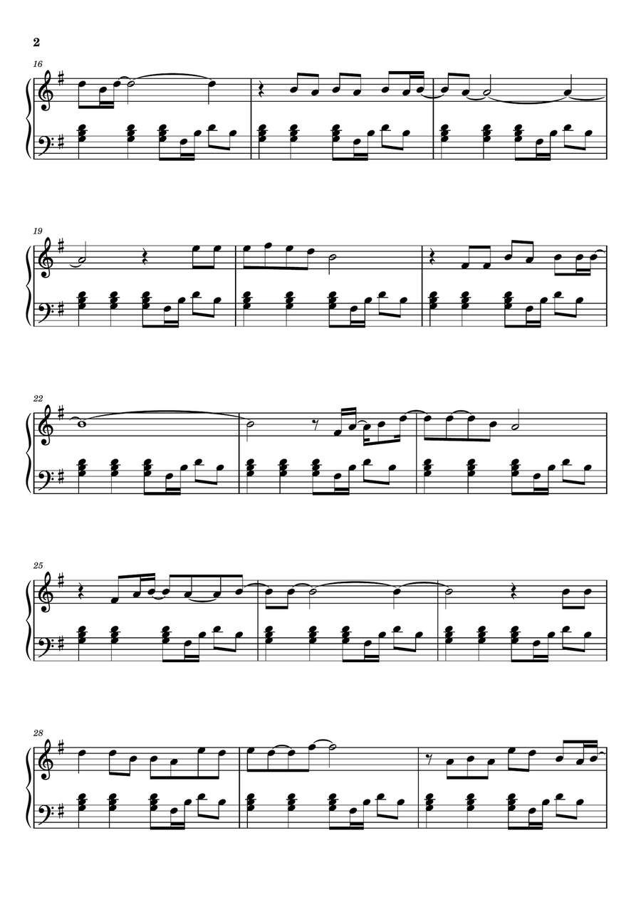 Pump It Up Pump It Up Piano Solo scores gallery preview page 2