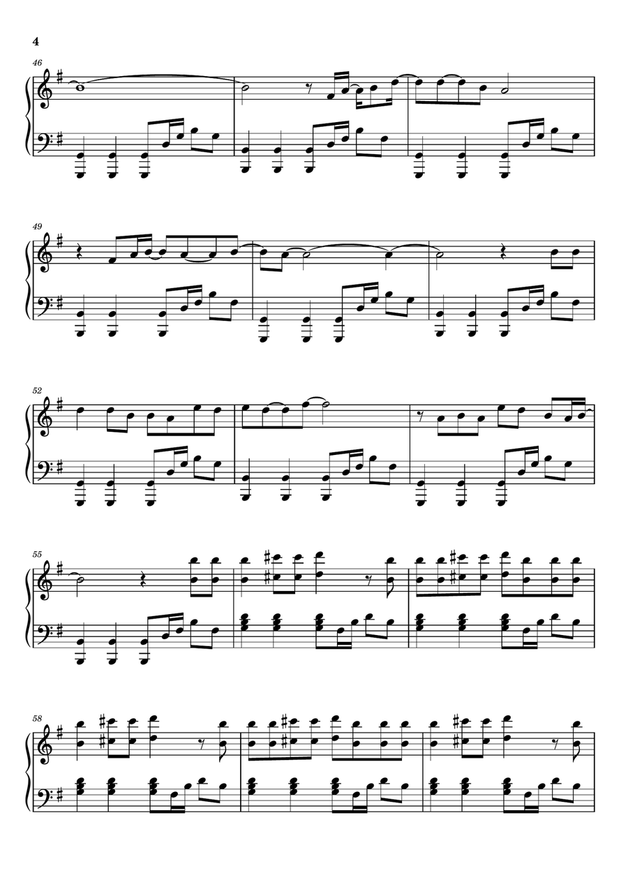 Pump It Up Pump It Up Piano Solo scores gallery preview page 4
