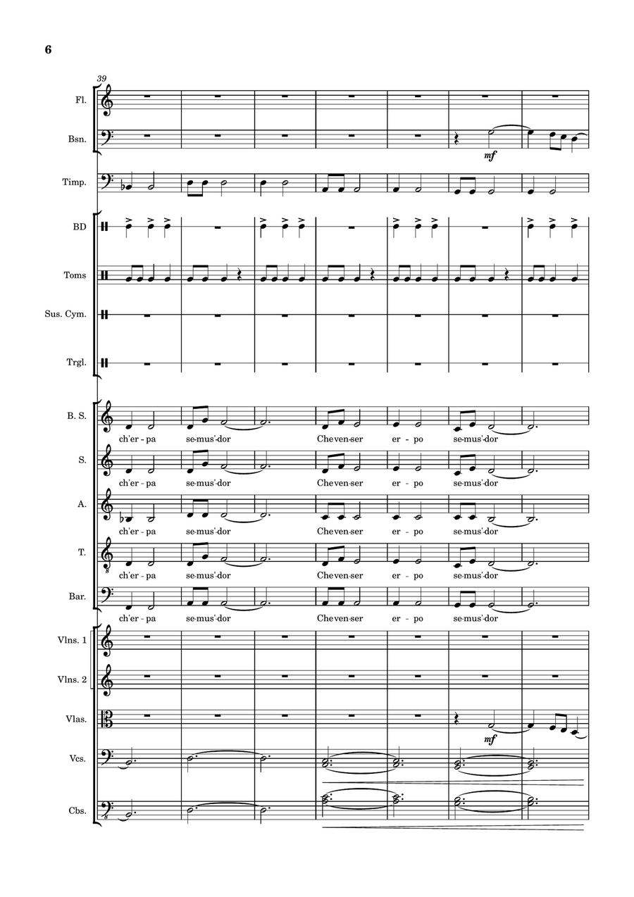 Mhysa Mhysa Large Ensemble scores gallery preview page 6