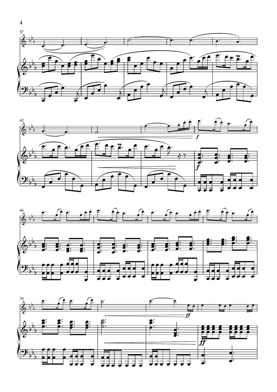 Elder Scrolls III Morrowind Violin Solo scores gallery preview page 4