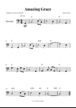 Title Amazing Grace - BASSOON SOLO (Easy Sheet Music)