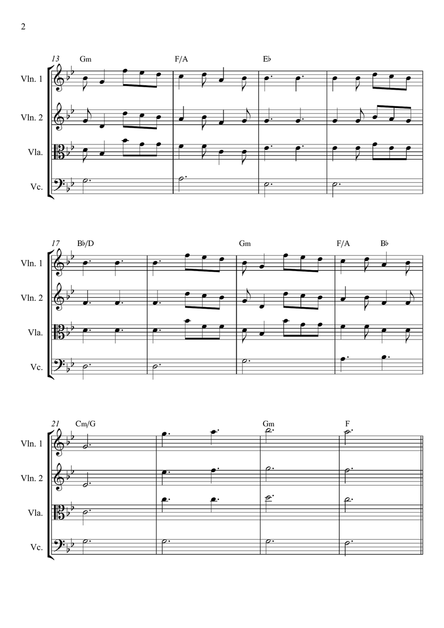 A Thousand Years String Quartet scores gallery preview page 2