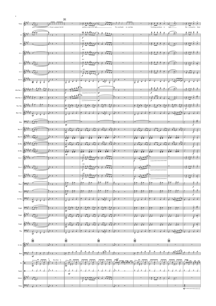 Time Warp Time Warp Concert Band scores gallery preview page 4