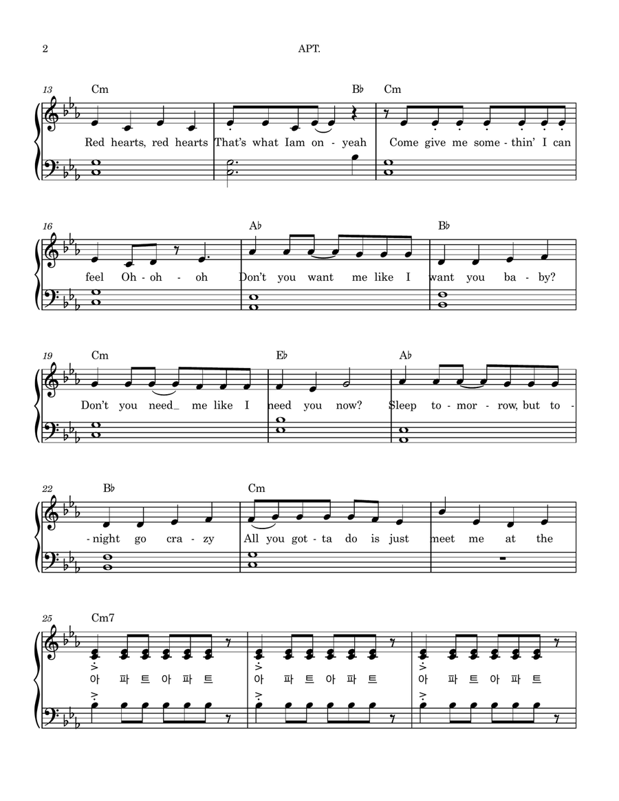 Apt. Apt. Piano, Vocal scores gallery preview page 2