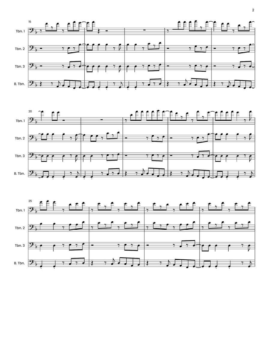 Locked Out Of Heaven Locked Out Of Heaven Small Ensemble scores gallery preview page 2