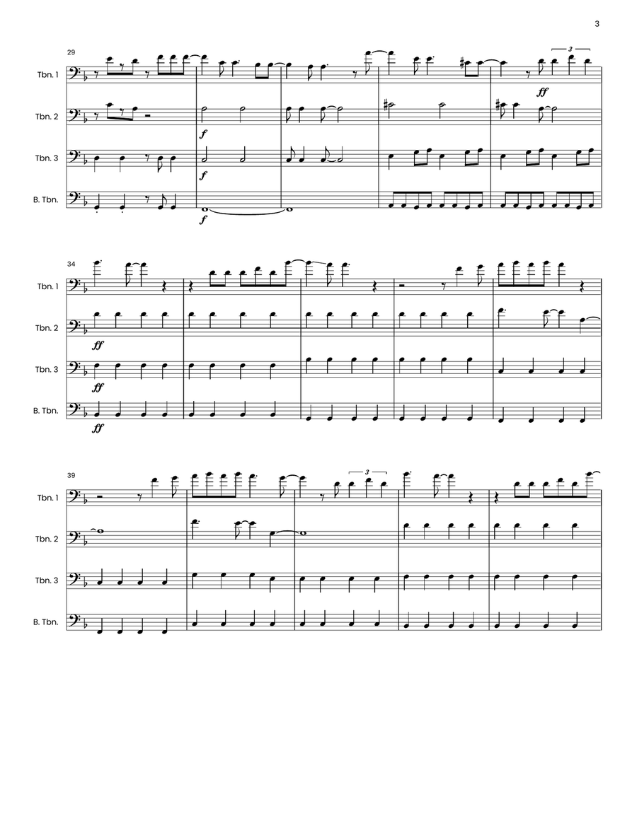 Locked Out Of Heaven Locked Out Of Heaven Small Ensemble scores gallery preview page 3