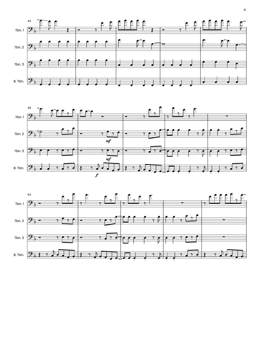 Locked Out Of Heaven Locked Out Of Heaven Small Ensemble scores gallery preview page 4