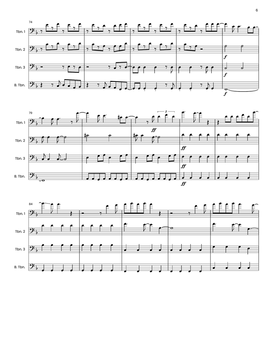 Locked Out Of Heaven Locked Out Of Heaven Small Ensemble scores gallery preview page 6