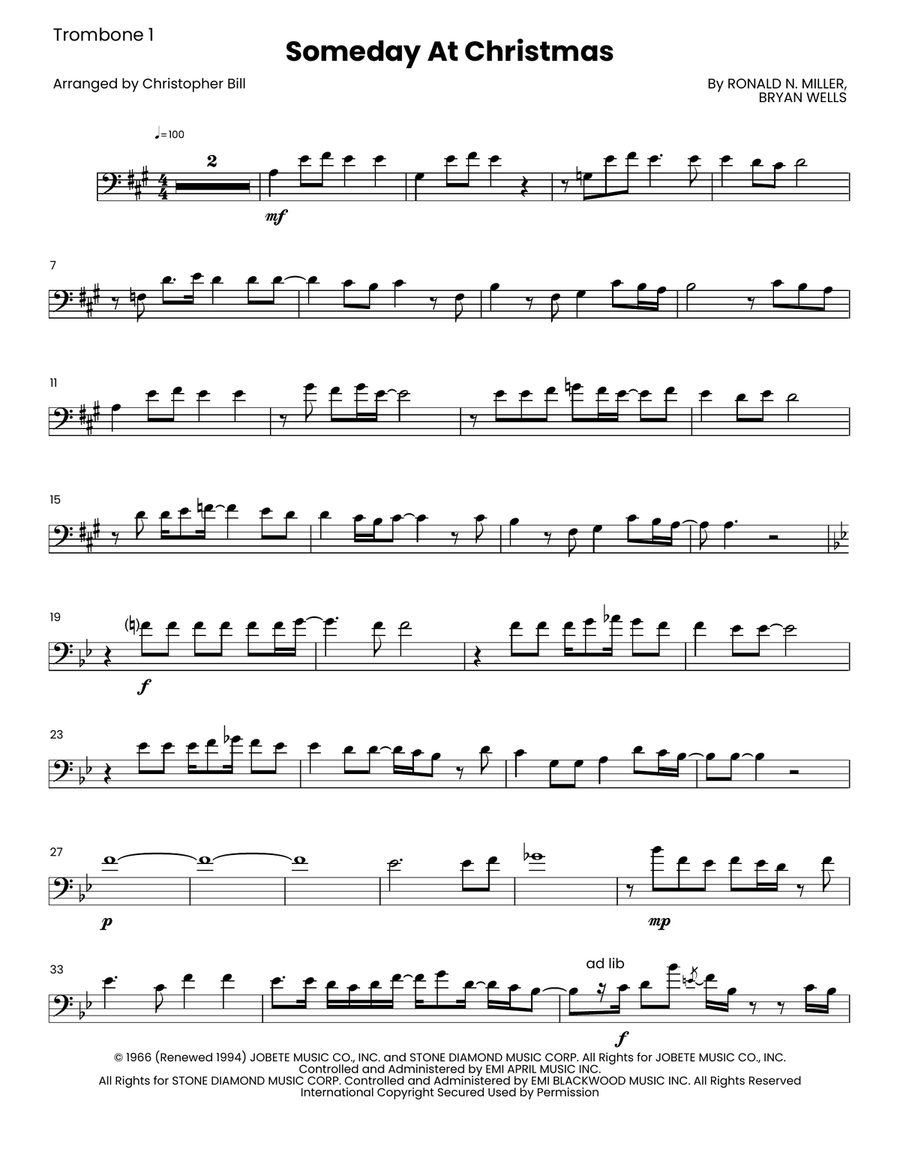 Someday At Christmas Someday At Christmas Small Ensemble scores gallery preview page 4