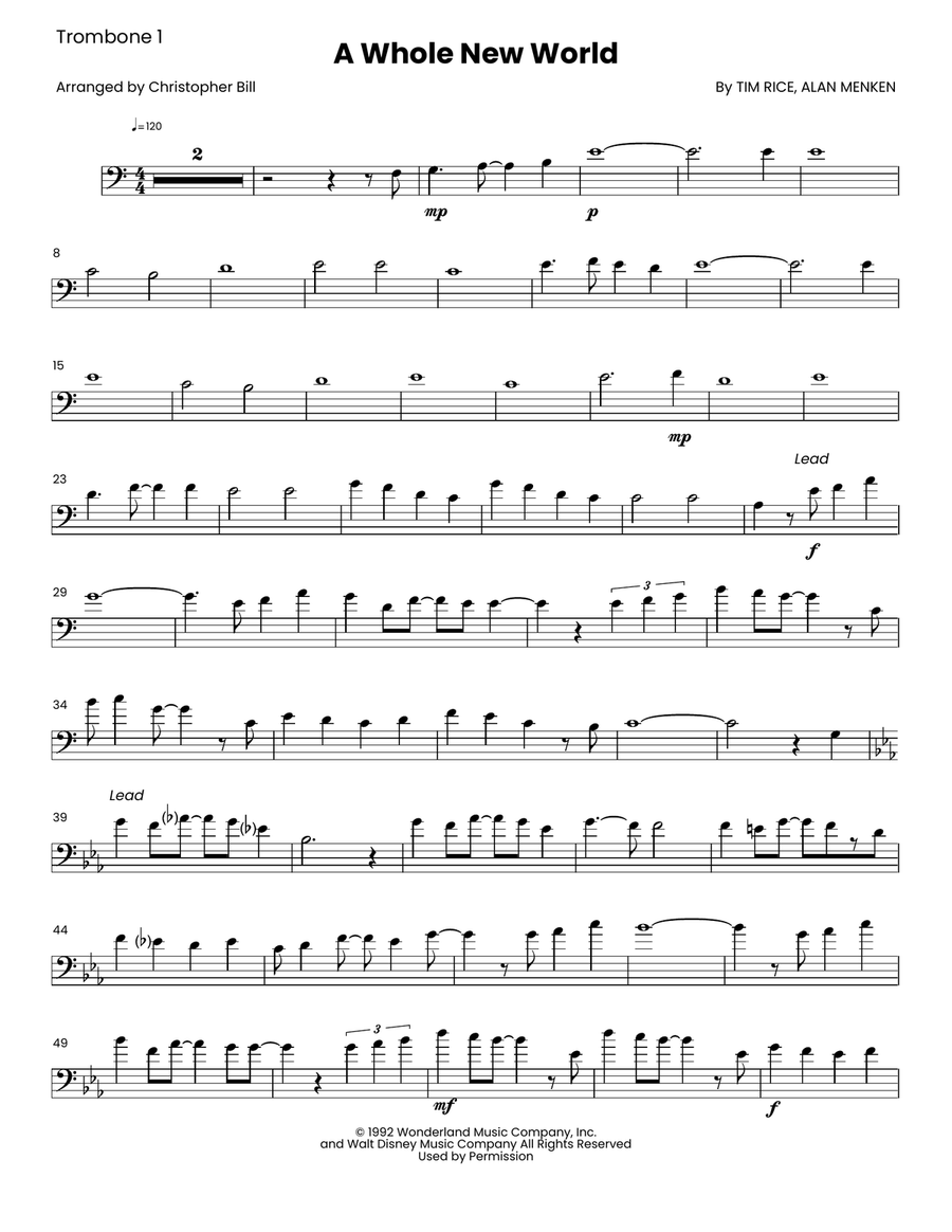 A Whole New World A Whole New World Small Ensemble scores gallery preview page 6