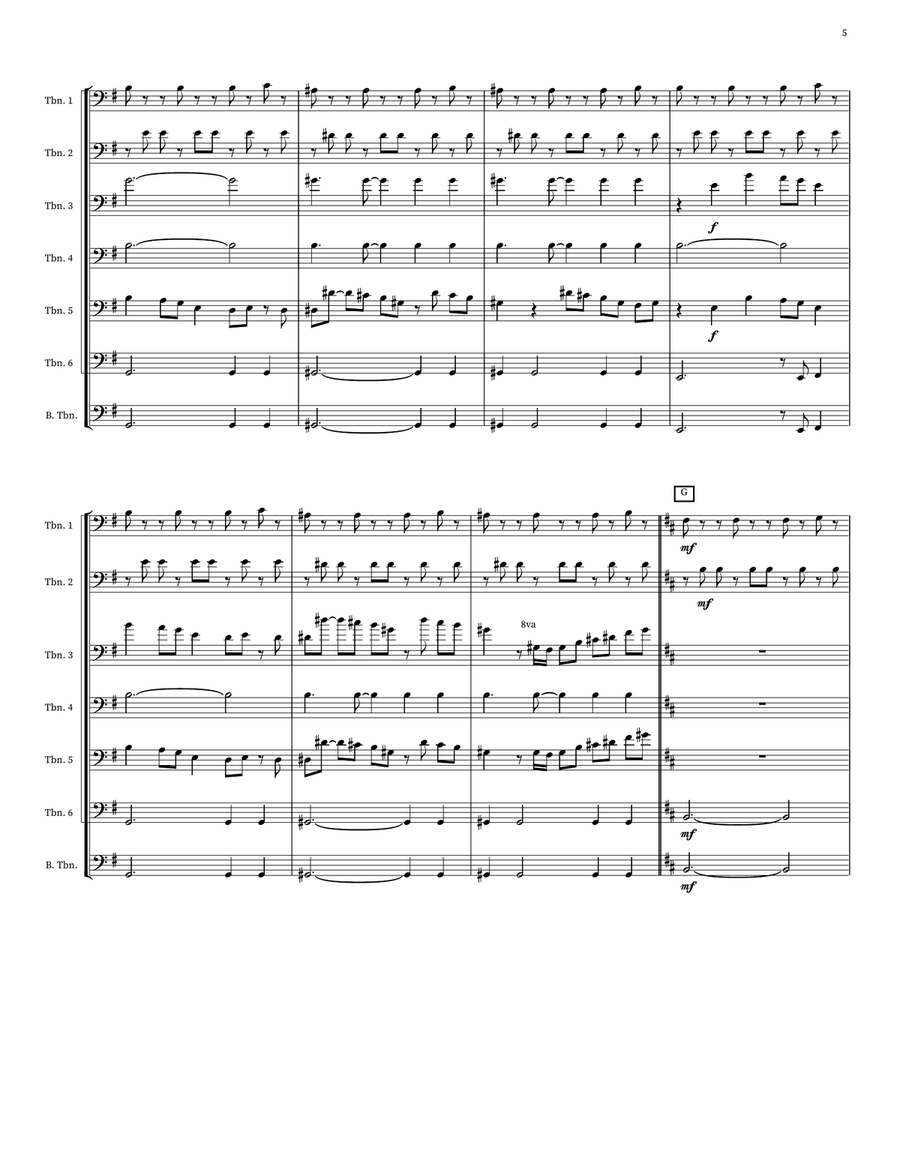 Halloween Theme Halloween Theme Small Ensemble scores gallery preview page 5