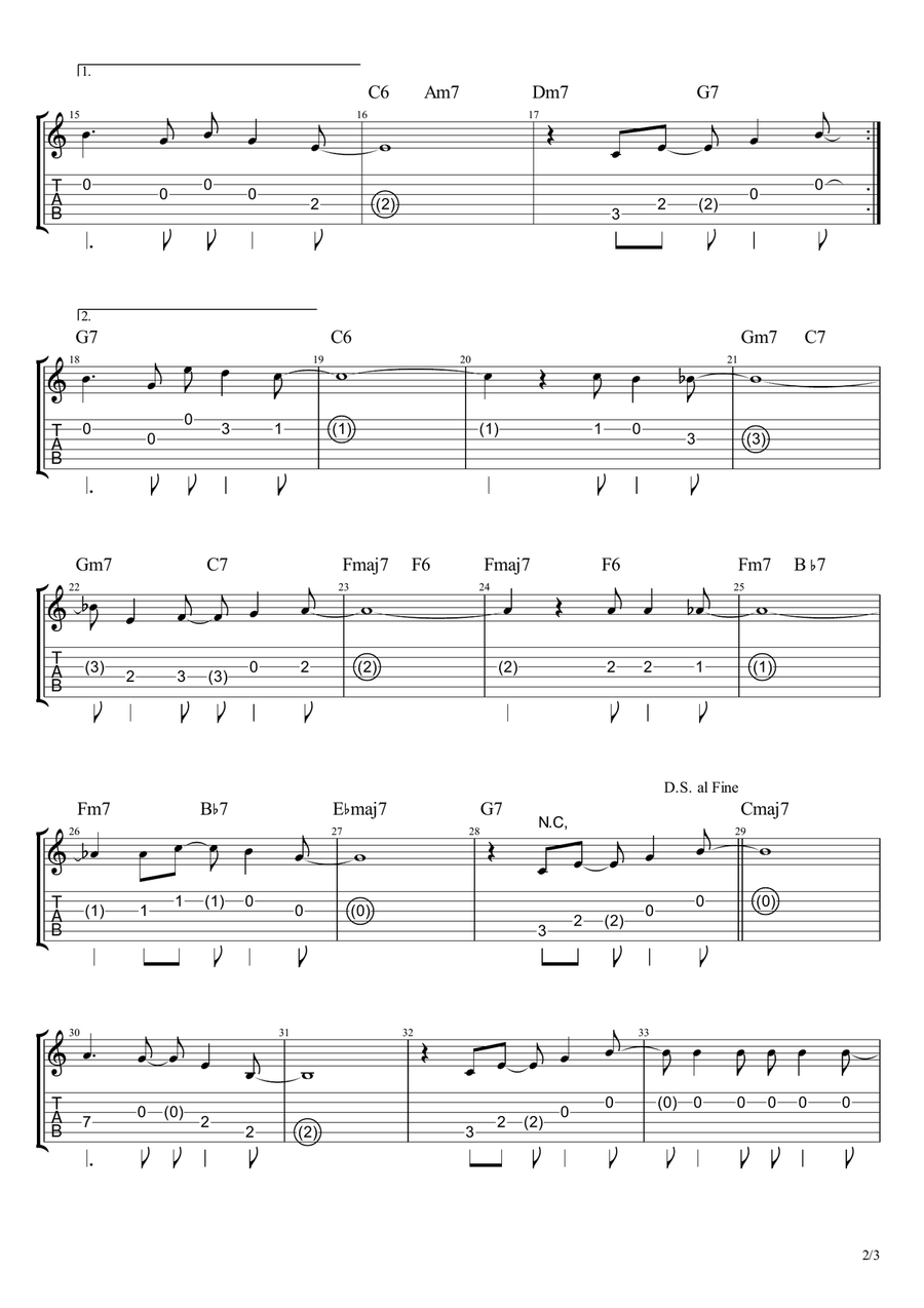 Samba De Orfeu (Mal Dos Tropicos) Piano scores gallery preview page 2