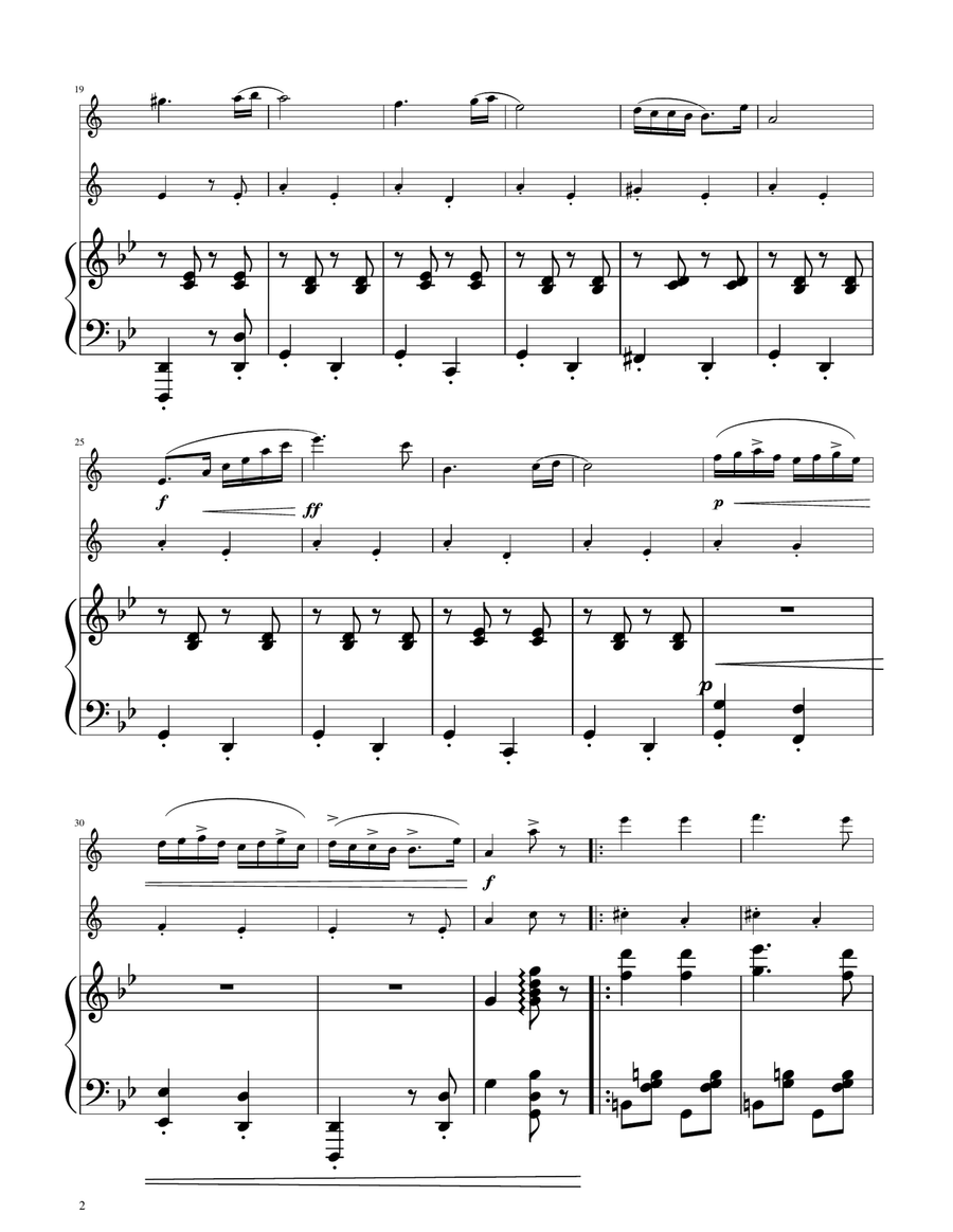 Hungarian Dance No. 5 - Clarinet Duet Clarinet Duet scores gallery preview page 2