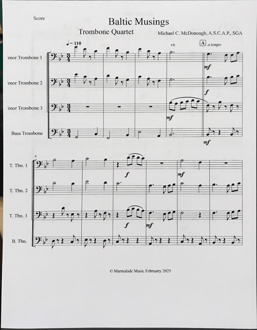 Baltic Musings Baltic Musings Small Ensemble scores gallery preview page 2