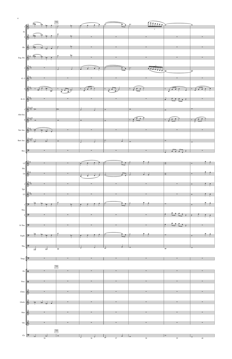 Out There Concert Band scores gallery preview page 6