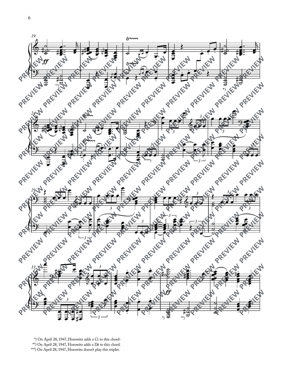 Theme and Variations on Mendelssohn’s Wedding March Piano Solo scores gallery preview page 7
