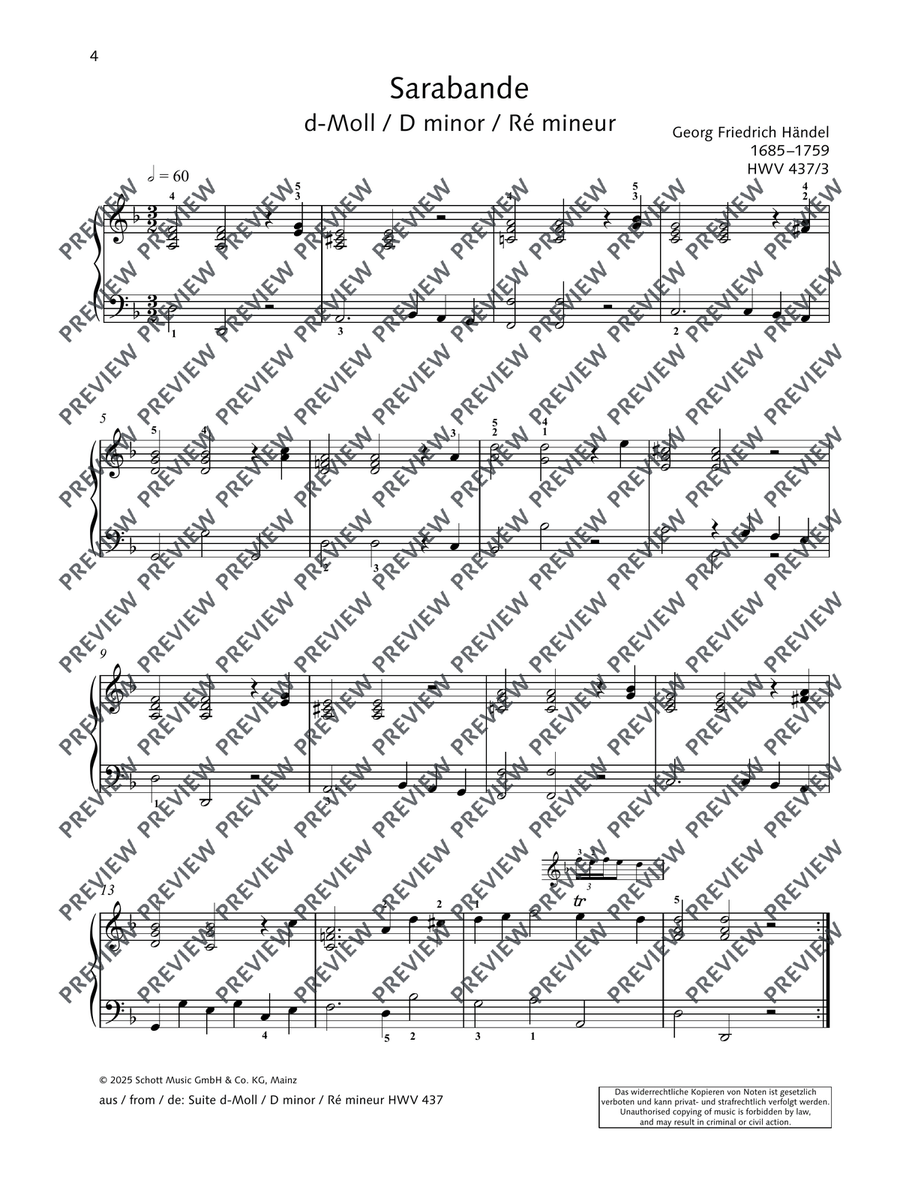 Best of Händel Best of Händel Piano Solo scores gallery preview page 5
