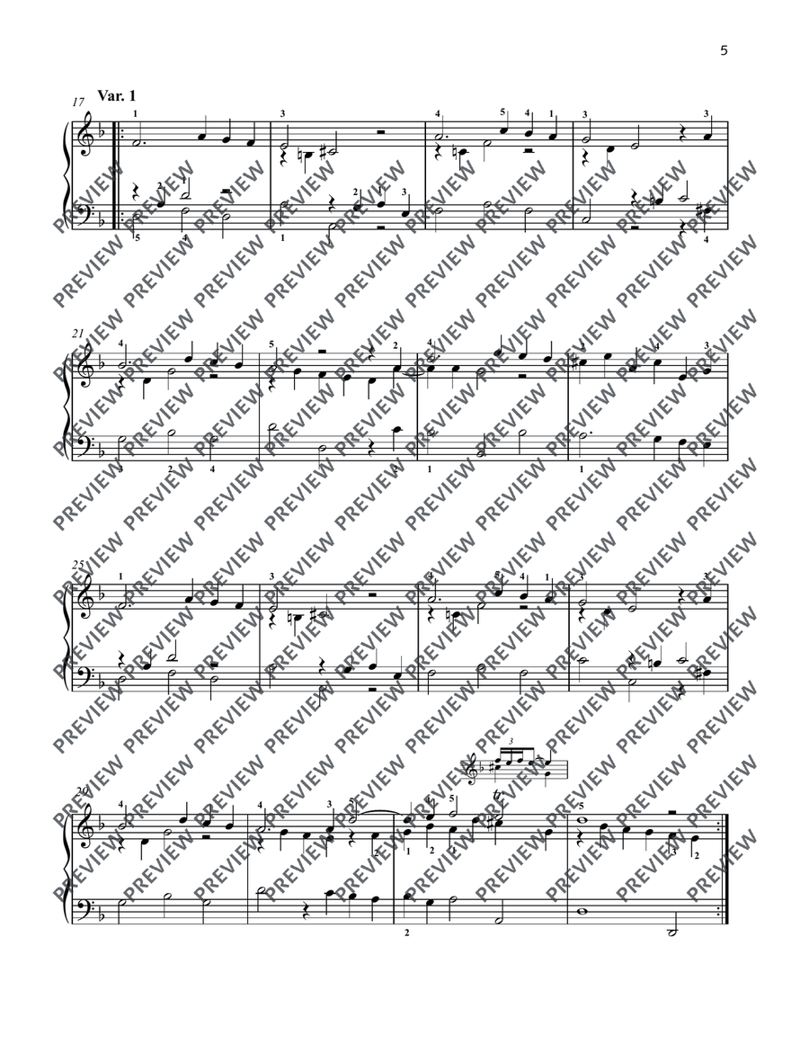 Best of Händel Best of Händel Piano Solo scores gallery preview page 6