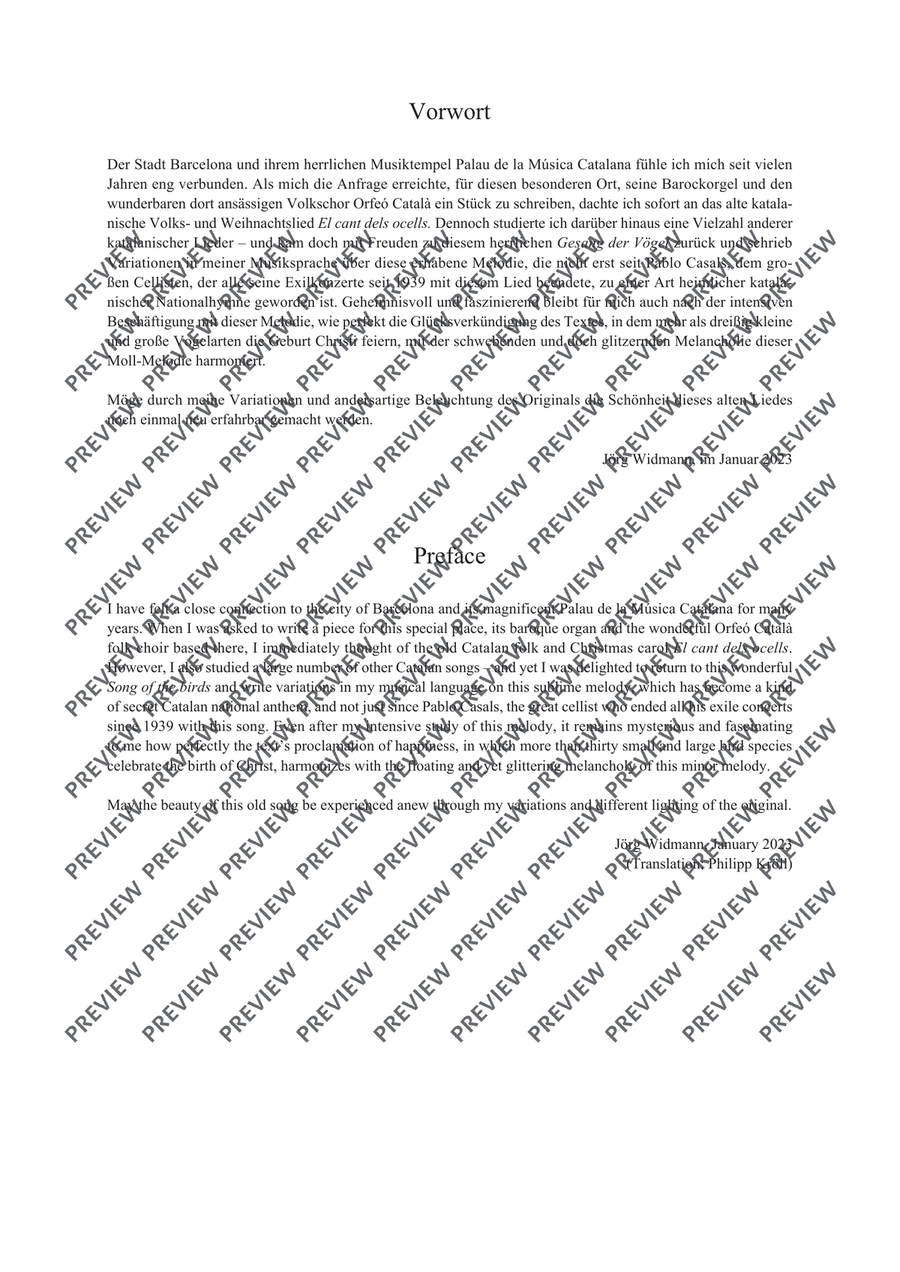 Variations on ‘El cant dels ocells’ (The Song of the Birds) Choir scores gallery preview page 5