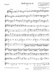 Sinfonia in A