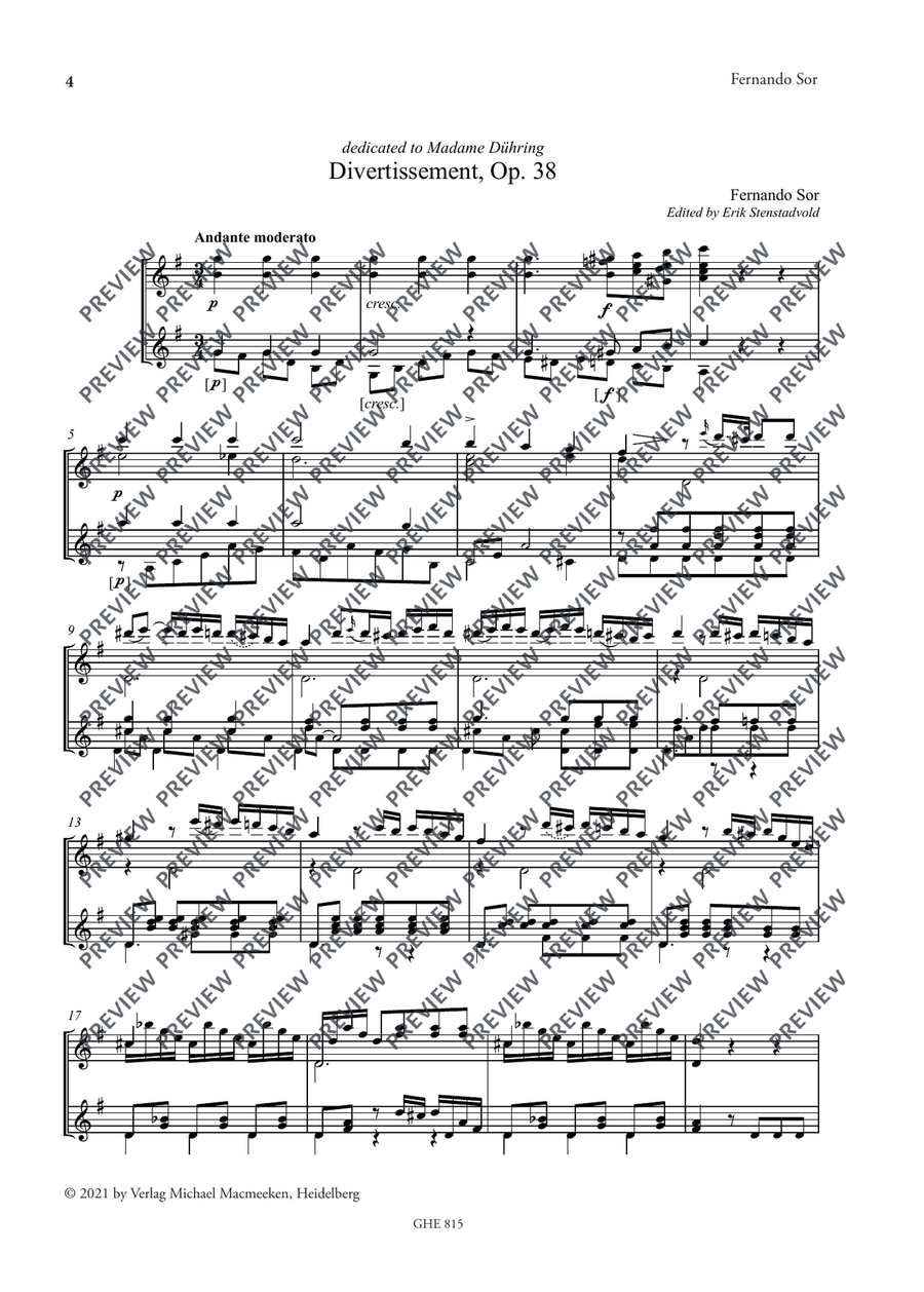 The Guitar Duos The Guitar Duos Miniature Score scores gallery preview page 5
