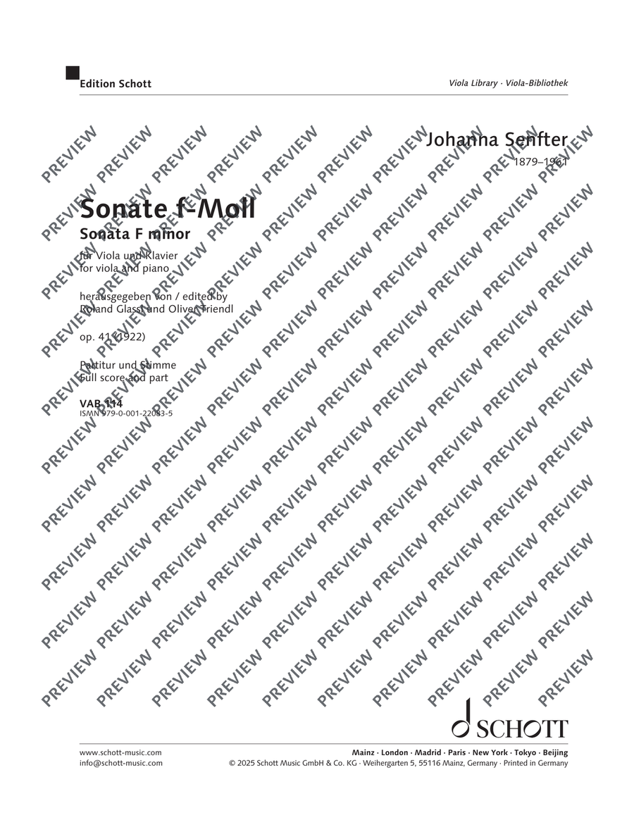 Sonata F minor Sonata F minor Piano Accompaniment scores gallery preview page 2