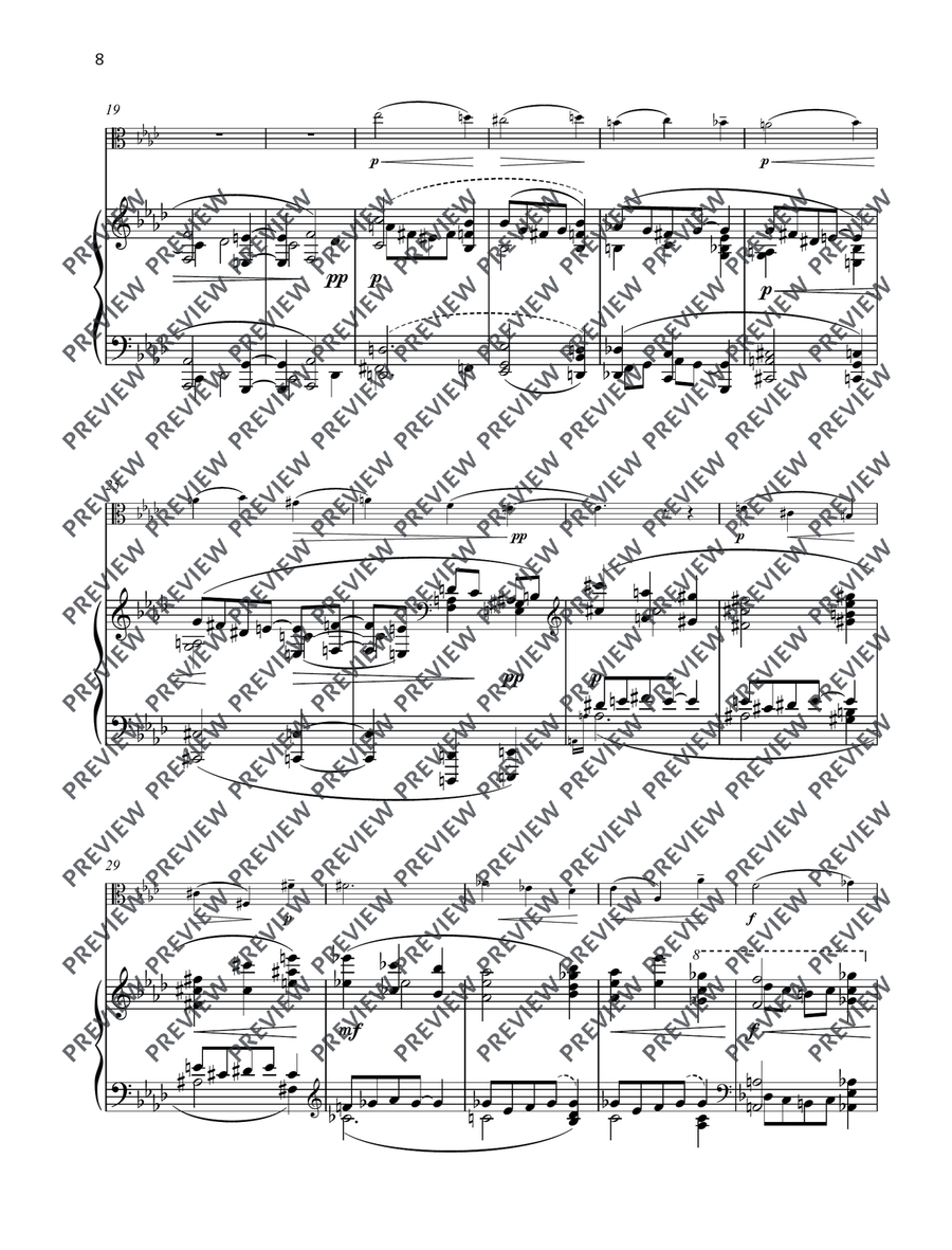 Sonata F minor Sonata F minor Piano Accompaniment scores gallery preview page 9