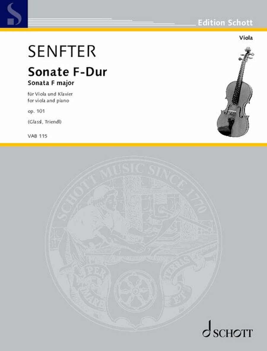 Sonata F major Piano Accompaniment scores gallery preview page 1